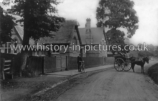 School and Village, Vange, Essex. c.1915